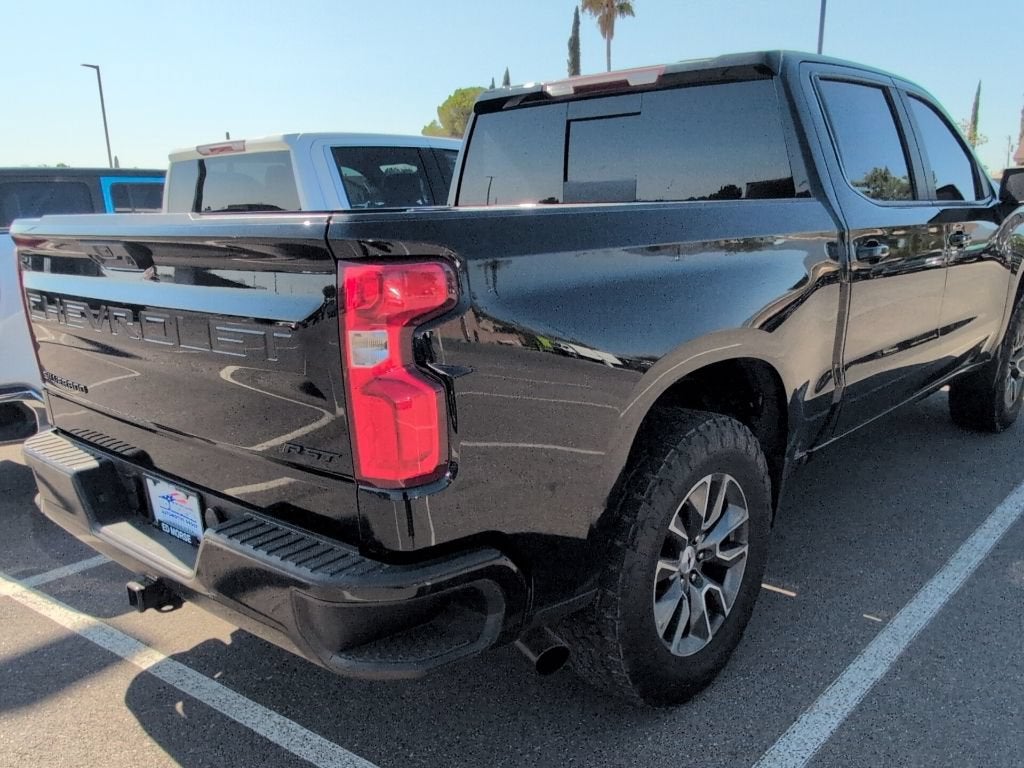 2023 Chevrolet Silverado 1500 RST in Black — front three-quarter view