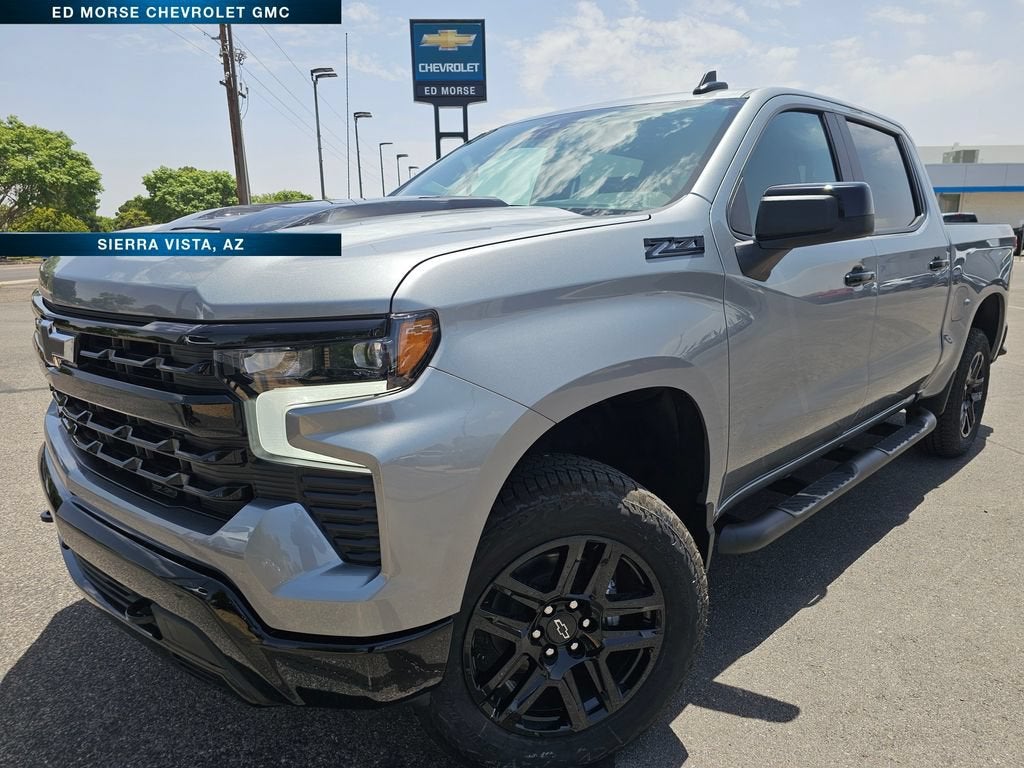 2026 Chevrolet Silverado 1500 LT Trail Boss in Sterling Gray Metallic — front three-quarter view