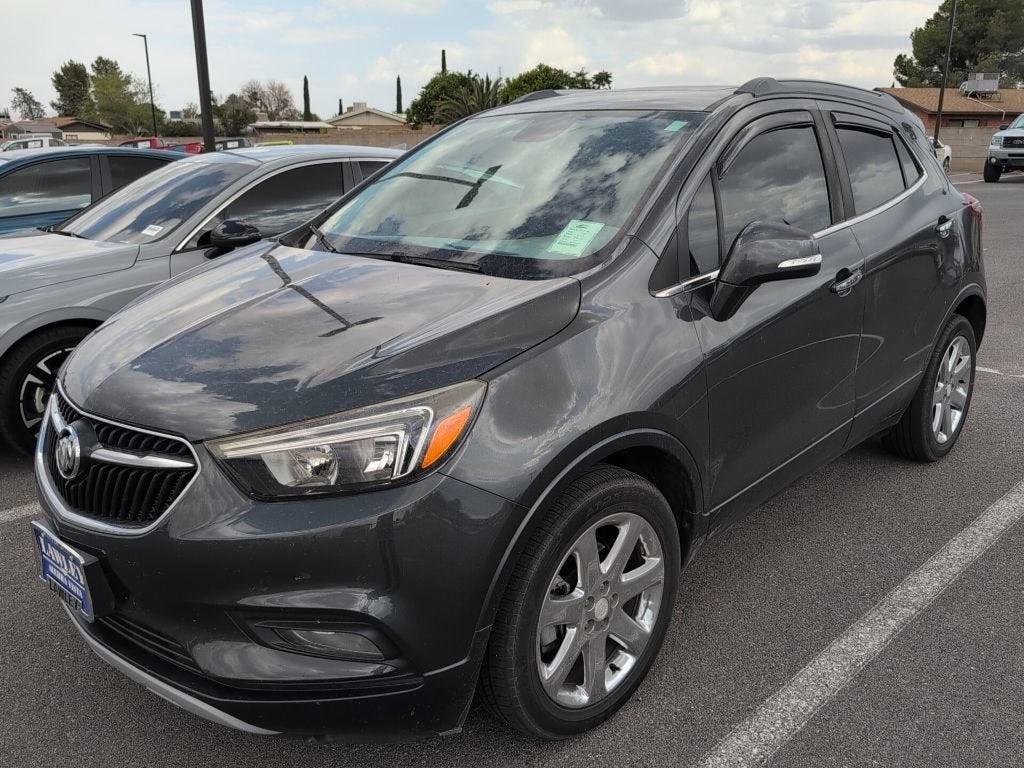 2018 Buick Encore Preferred II in Includes (Cm5) Black Carbon Metallic Lower Exterior Accent Color, Paint Code W700s. — front...